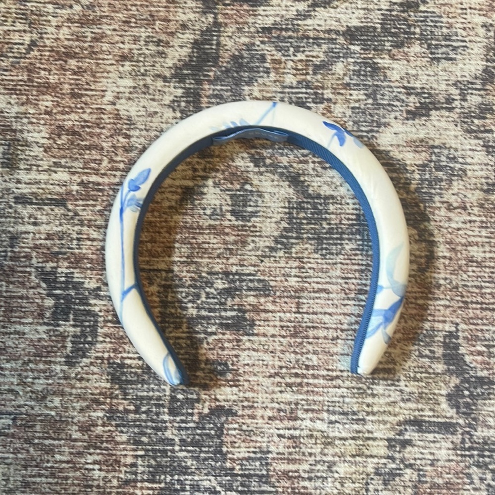 Hill House Blue/White Print Headband